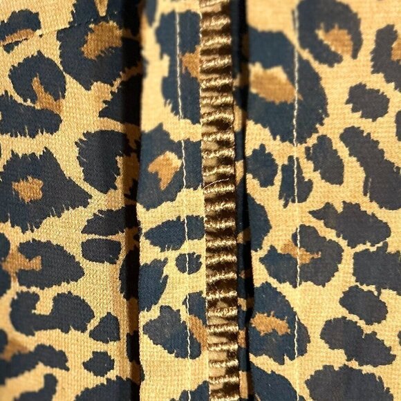 Time & Tru SZ S NWT Leopard print babydoll style 2-Piece dress Animal Boho - Picture 4 of 14